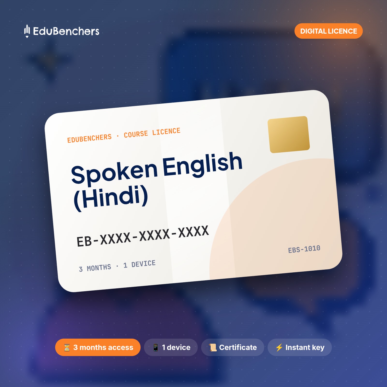 Spoken English (Hindi) — 3-Month Licence