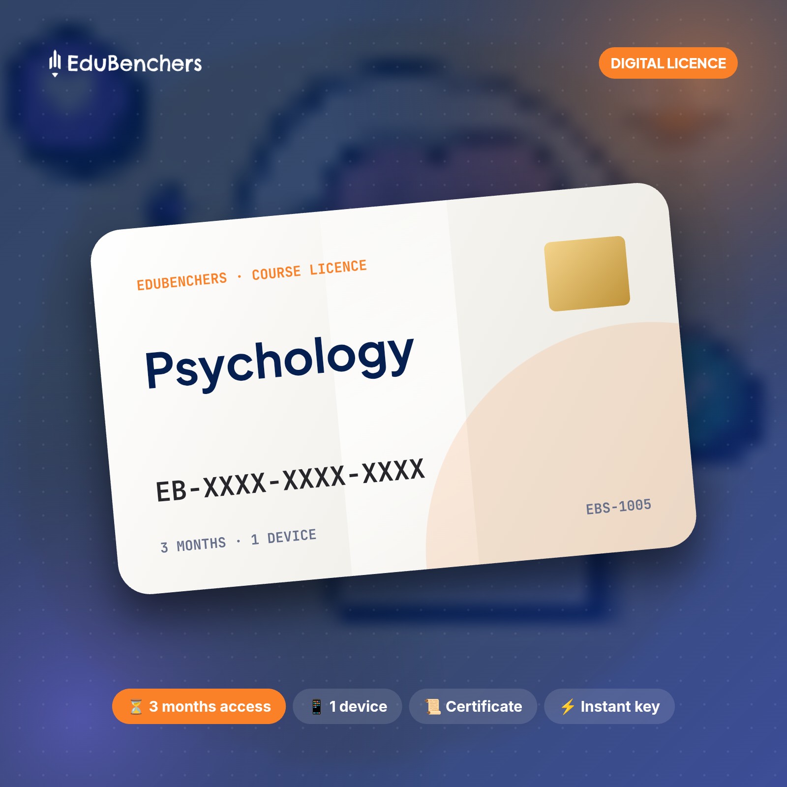 Psychology — 3-Month Licence